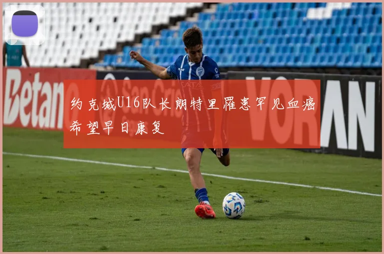 约克城U16队长朗特里罹患罕见血癌希望早日康复